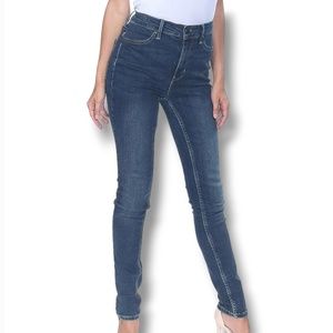 Free People Women's Long & Lean High Rise Jeggings High Waist Jeans